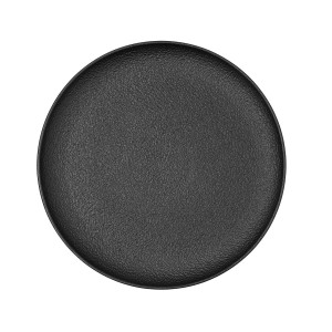 Flat Plate Bidasoa Fosil Black Ceramic 26,5 x 26,4 x 2,3 cm (6 Unit...