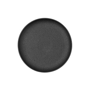 Flacher Teller Bidasoa Fosil Schwarz aus Keramik 21,3 x 21,2 x 2,2 ...