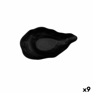 Schüssel Bidasoa Fosil Schwarz aus Keramik 25,6 x 14,5 x 6 cm (9 St...