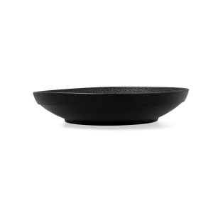Salad Bowl Bidasoa Fosil Black Ceramic 25,4 x 25,4 x 5,2 cm (6 Unit...