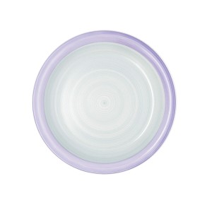 Flacher Teller Quid Kaleido grün Lila aus Keramik 27 cm (12 Stück) ...