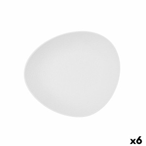 Assiette creuse Bidasoa Fosil Blanc Céramique Oblongue 22 x 19,6 x ...