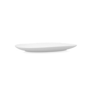 Flat Plate Bidasoa Fosil White Ceramic Oval 22,8 x 20,1 x 2,2 cm (9...
