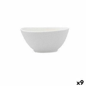 Bowl Bidasoa Fosil White Ceramic Squared |  Plates, platters and tr...