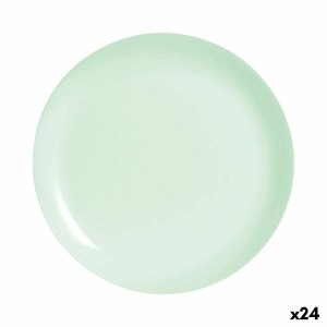 Flacher Teller Luminarc Diwali Paradise grün Glas 25 cm (24 Stück) ...