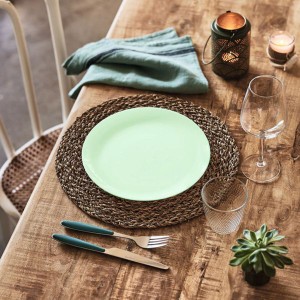 Flacher Teller Luminarc Diwali Paradise grün Glas 25 cm (24 Stück) ...