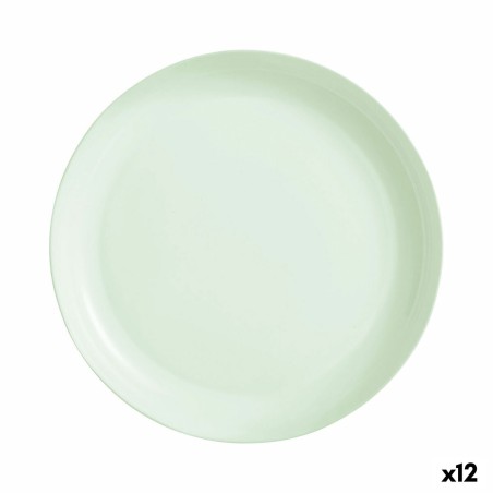 Deep Plate Luminarc Diwali Paradise Green Glass 29 cm (12 Units) | ...