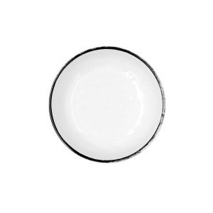 Bowl Quid Select Filo White Black Plastic 16,6 x 5,8 cm (12 Units) ...