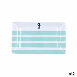 Snack tray Quid Atlantic Multicolour Bioplastic 25 x 15 x 2 cm (12 ...