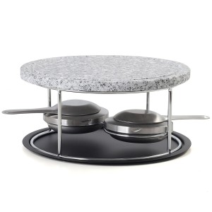 Steinofengrill Quid Naturalia Schwarz 23 x 13 cm (2 Stück) |  Grill...