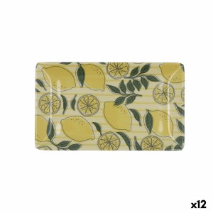 Plateau apéritif Quid Sicilia Multicouleur Bioplastique Citron 25 x...