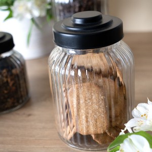 Jar Quid Maison Transparent Glass 1 L (6 Units) |  Lunch boxes, foo...