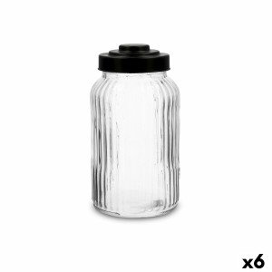 Topf Quid Maison Durchsichtig Glas 1,25 L (6 Stück) |  Brotdosen, L...