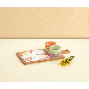 Servier-Set Quid Kaleido Bunt Holz 31 x 17 x 6 cm 4 Stücke |  Gesch...