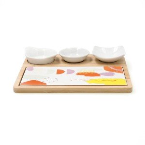 Set de service Quid Kaleido Multicouleur Bois 23 x 19,5 x 3,5 cm 5 ...