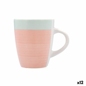 Tasse Quid Kaleido Vert Corail Céramique 330 ml (12 Unités) |  Tass...