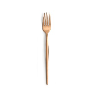 Fork Set Amefa Soprano Copper Metal Stainless steel 12 Units |  Kni...