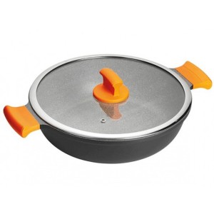 Casserole with lid Inoxibar ABSOLUT Black |  Pans and casseroles   ...