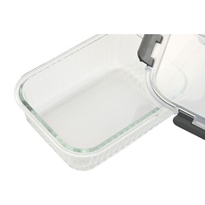 Lunch box Home ESPRIT Transparent polypropylene Borosilicate Glass ...