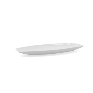 Kochschüssel Quid Gastro 30 x 13 x 2,5 cm aus Keramik Weiß 6 Stück ...
