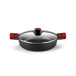 Kasserolle mit Glasabdeckung BRA A410528 3 L |  Pfannen und Töpfe  ...