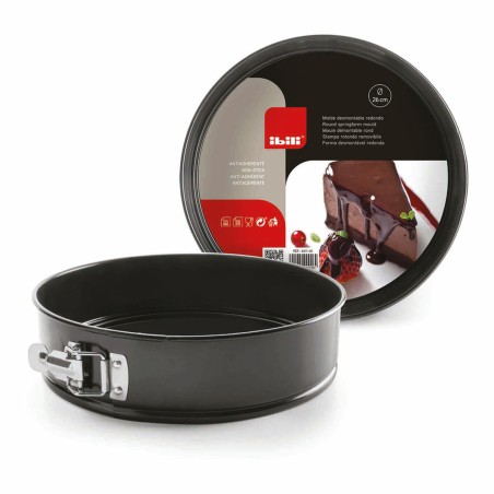 Moule amovible Ibili 820120 Acier Ø 20 x 6,8 cm Noir Rond |  Décora...