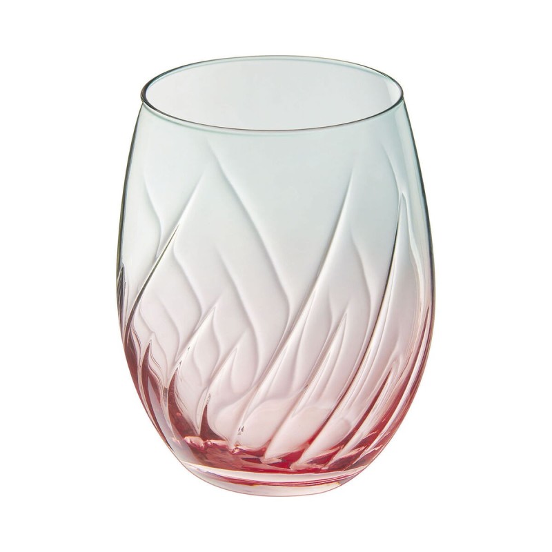 Glass for water Cristal d’Arques Paris Swirly Spring Pink Glass 360...