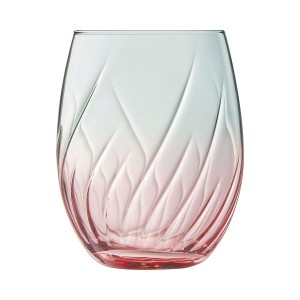 Wasserglas Cristal d’Arques Paris Swirly Spring Rosa Glas 360 ml (4...