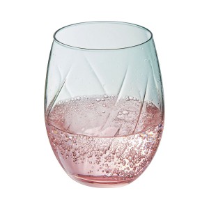 Wasserglas Cristal d’Arques Paris Swirly Spring Rosa Glas 360 ml (4...