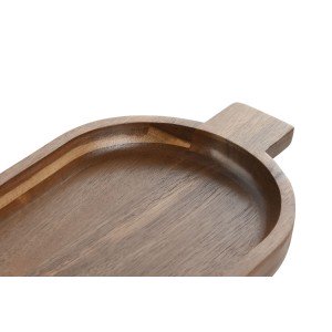 Snack tray Home ESPRIT Natural Acacia 48,5 x 18 x 3,5 cm |  Plates,...