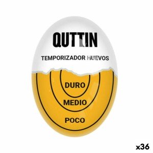 Kitchen Timer Quttin 5,5 x 4 x 3 cm Egg (36 Units) |  Other accesso...