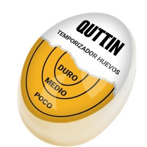 Kitchen Timer Quttin 5,5 x 4 x 3 cm Egg (36 Units) |  Other accesso...