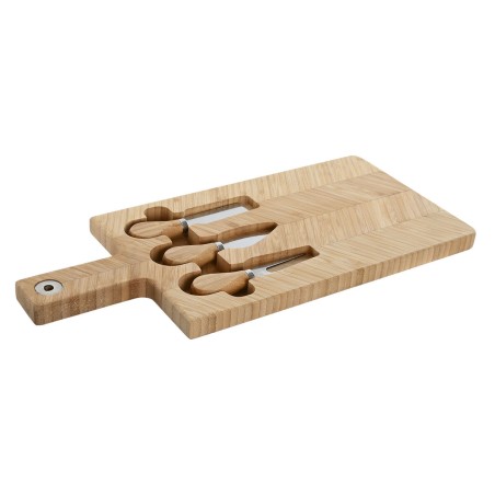 Schneidebrett Home ESPRIT natürlich Bambus Edelstahl 41 x 18,3 x 2 ...