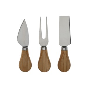 Schneidebrett Home ESPRIT natürlich Bambus Edelstahl 41 x 18,3 x 2 ...