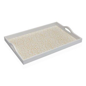 Plateau Versa Serpentine Bois MDF 30 x 5 x 45 cm |  Assiettes, plat...