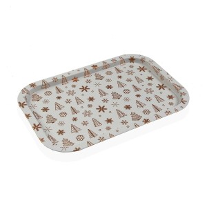 Plateau Versa Métal 32 x 1,5 x 34 cm |  Assiettes, plats et plateau...