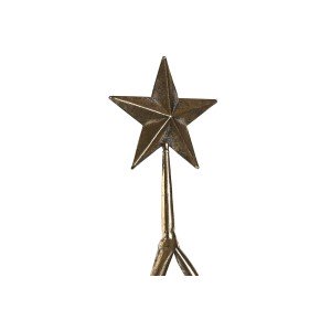 Fruit Bowl Home ESPRIT Golden Metal 43 x 43 x 79 cm Christmas Tree ...
