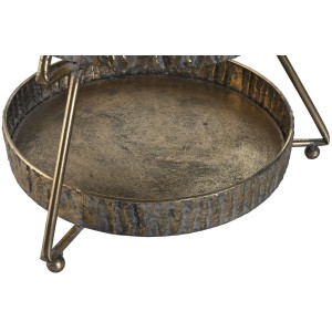 Fruit Bowl Home ESPRIT Golden Metal 43 x 43 x 79 cm Christmas Tree ...