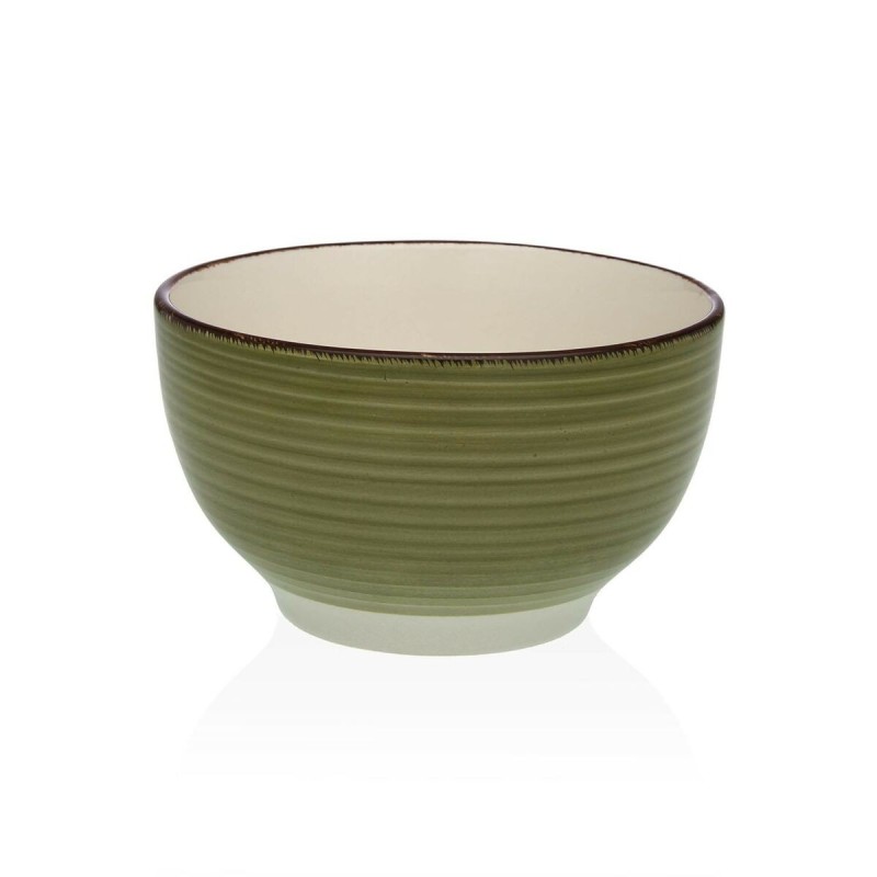 Bowl Versa Green Stoneware 14 x 8,3 x 14 cm | Plates, platters and... Bowl Versa Green Stoneware 14 x 8,3 x 14 cm | Plates, platters and...