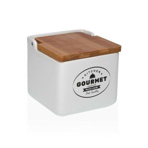 Salzstreuer mit Deckel Versa Gourmet aus Keramik Dolomite 12,2 x 11...