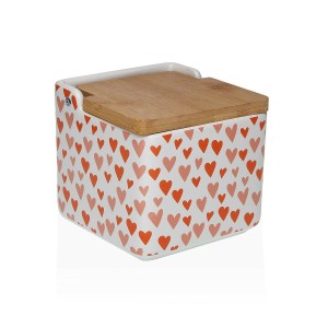 Salzstreuer mit Deckel Versa Amore aus Keramik Dolomite 12,2 x 11,5...