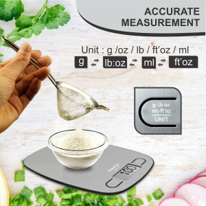 Digital Kitchen Scale Taurus EASY INOX Stainless steel |  Kitchen s...