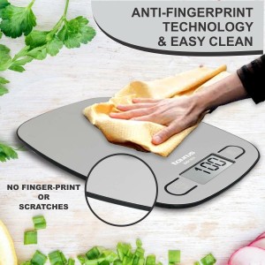 Digital Kitchen Scale Taurus EASY INOX Stainless steel |  Kitchen s...