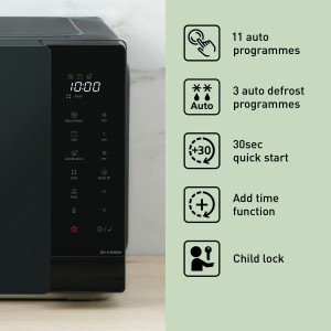 Mikrowelle mit Grill Panasonic NNK36NBMEPG 24L Schwarz 900 W |  Mik...