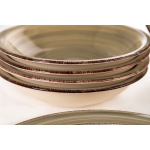 Assiettes Quid Vita Natura Vert Céramique 18 Pièces |  Assiettes, p...