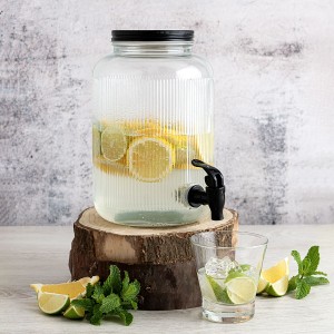 Drinks dispenser Quid Maison Transparent Glass 4 L (4 Units) |  Gla...
