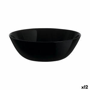 Schüssel für Vorspeisen Luminarc Zelie Negro Schwarz Glas (12 Stück...