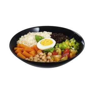 Suppenteller Luminarc Zelie Negro Schwarz Glas Ø 20 cm (12 Stück) |...