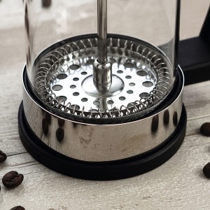 Cafetière with Plunger Quid Serenia Transparent Glass Stainless ste...