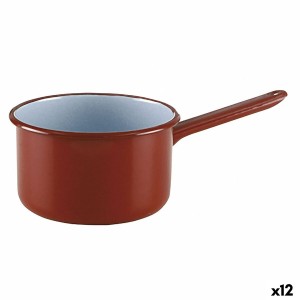 Kasserolle Quid Clasico Esmalte Granatrot Metall Stahl Ø 14 cm (12 ...